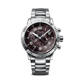 宝玑/Breguet Typexx 系列 不锈钢 自动机械机芯 男表 3810ST-92-SZ9