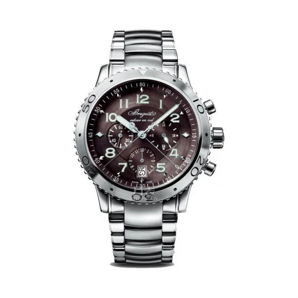 宝玑/Breguet Typexx 系列 不锈钢 自动机械机芯 男表 3810ST-92-SZ9