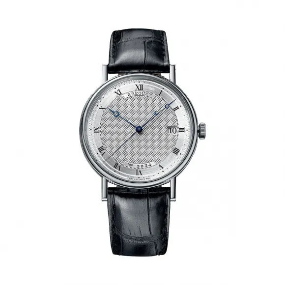 宝玑/Breguet 经典 Classique 系列 18k白金 自动机械机芯 男表 5177BB-12-9V6