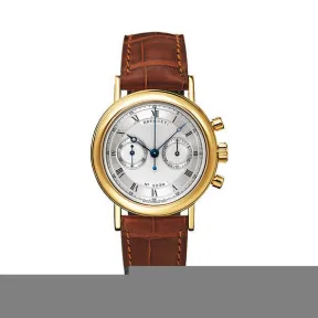 宝玑/Breguet 经典复杂 Complications 系列 18k黄金 手动机械机芯 男表 5237BA-12-9V6