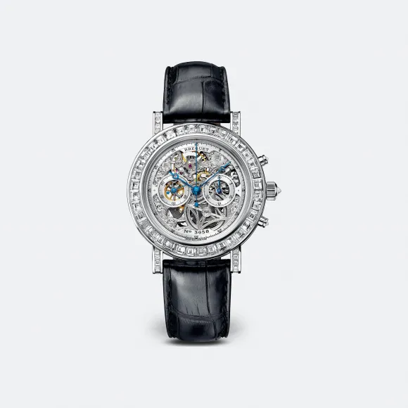 宝玑/Breguet 18kt 白金 40.3 MM 手动机械机芯 男表 5238bb-10-9v6-dd00