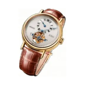 宝玑/Breguet 经典复杂 Complications 系列 18k黄金 手动机械机芯 男表 5307BA-12-9V6