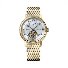 宝玑/Breguet 经典复杂 Complications 系列 18k黄金 自动机械机芯 男表 5317BA-12-AV0