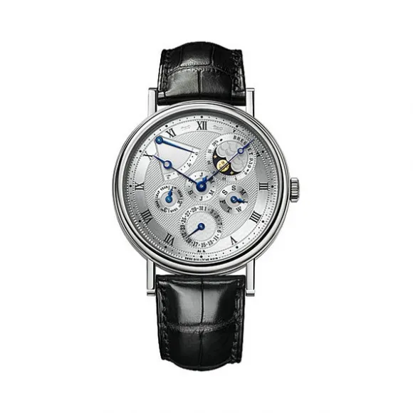 宝玑/Breguet 经典 Classique 系列 18k白金 自动机械机芯 男表 5327PT-1E-9V6