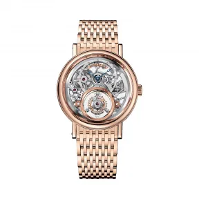 宝玑/Breguet 经典复杂 Complications 系列 18k玫瑰金 手动机械机芯 男表 5335BR-42-RW0