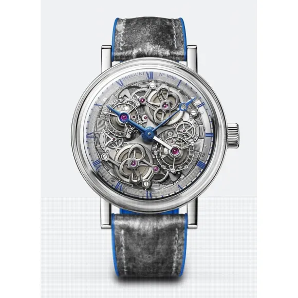 宝玑/Breguet 经典系列 铂金 46mm 手动上链 男表 5345PT-1S-7XU
