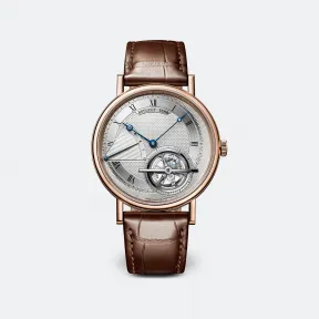 宝玑/Breguet 经典复杂 Complications 系列 18k玫瑰金 自动机械机芯 男表 5377BR-12-9WU