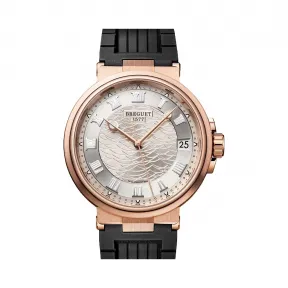宝玑/Breguet 航海 Marine 系列 18k玫瑰金 自动机械机芯 男表 5517BR-12-5ZU
