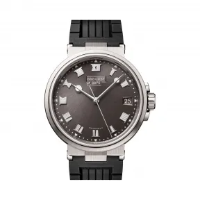 宝玑/Breguet 航海 Marine 系列 18k白金 自动机械机芯 男表 5517TI-G2-5ZU
