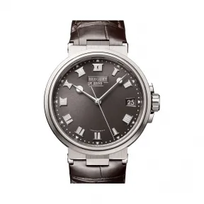 宝玑/Breguet 航海 Marine 系列 钛金属 自动机械机芯 男表 5517TI-G2-9ZU