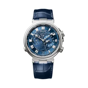 宝玑/Breguet 航海 Marine 系列 18k白金 自动机械机芯 男表 5547BB-Y2-9ZU
