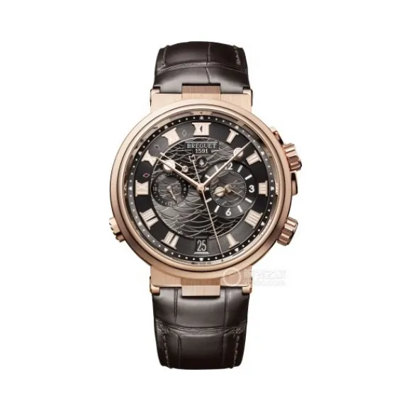 宝玑/Breguet 航海系列 18k玫瑰金 40毫米 自动机械机芯 男表 5547BR-G3-9ZU