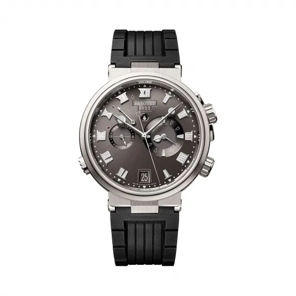 宝玑/Breguet 航海 Marine 系列 钛金属 自动机械机芯 男表 5547TI-G2-5ZU
