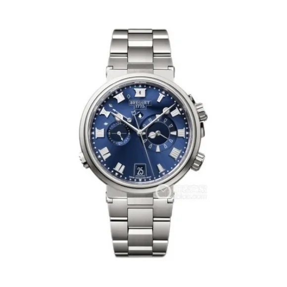 宝玑/Breguet 航海系列 钛金属 40毫米 自动机械机芯 男表 5547TI-Y1-TZ0