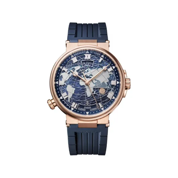 宝玑/Breguet 航海系列 18k玫瑰金 43.9mm 自动机械机芯 男表 5557br-ys-5wv