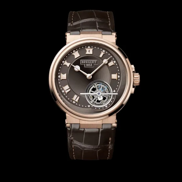 宝玑/Breguet marine-航海系列 42.5 MM 铂金 自动机械机芯 男表 5577PT-Y2-PW0