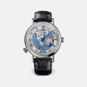 宝玑/Breguet 经典 Classique 系列 白色金 自动机械机芯 男表 5717PT-US-9ZU