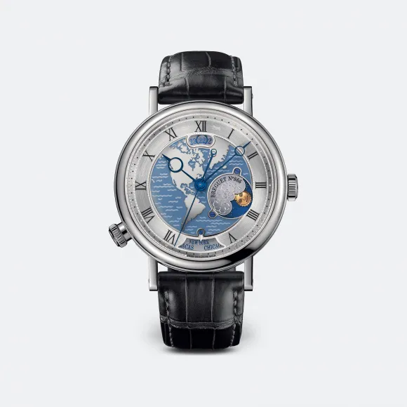 宝玑/Breguet 经典 Classique 系列 白色金 自动机械机芯 男表 5717PT-US-9ZU