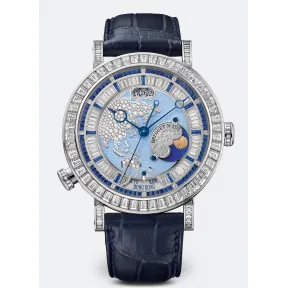 宝玑/Breguet 经典 Classique 系列 950铂金镶钻 自动机械机芯 男表 5719PT-AS-9ZVDD0D