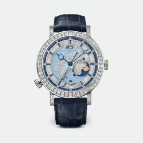 宝玑/Breguet 经典 Classique 系列 950铂金镶钻 自动机械机芯 男表 5719PT-EU-9ZV-DD0D