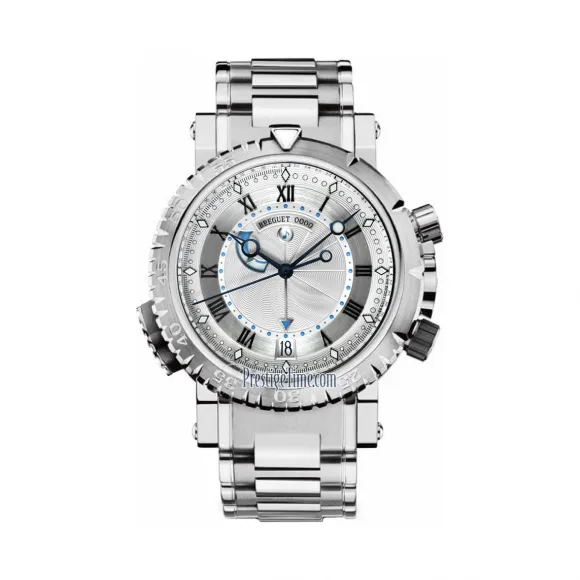 宝玑/Breguet 航海 Marine 系列 18k白金 自动机械机芯 男表 5847BB-12-BZ0