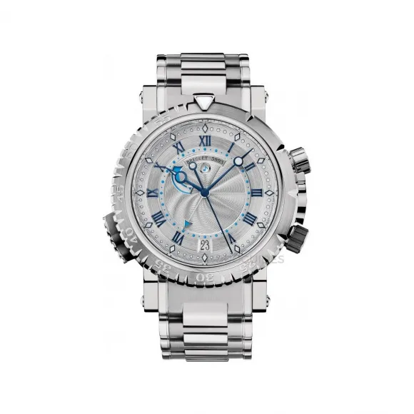 宝玑/Breguet 航海 Marine 系列 18K白金 自动机械机芯 男表 5847BB-12-BZO