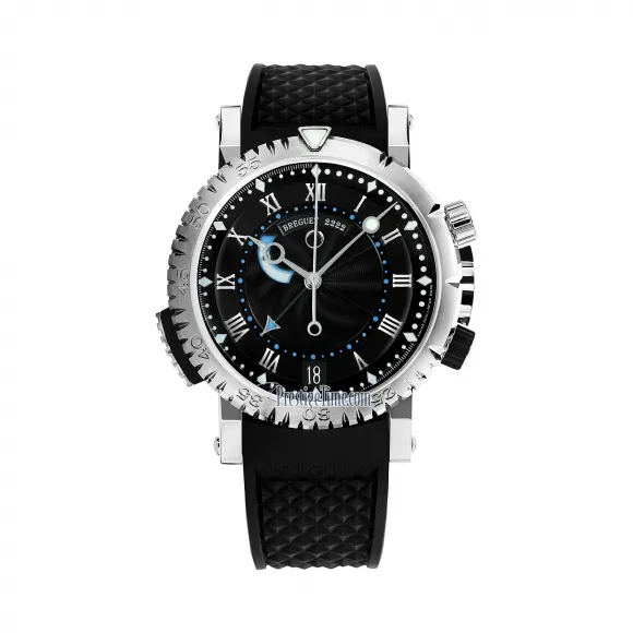 宝玑/Breguet 航海 Marine 系列 18k白金 自动机械机芯 男表 5847BB-92-5ZV