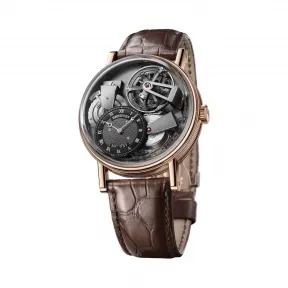 宝玑/Breguet 传世系列 18k玫瑰金 手动机械机芯 男表 7047BR-G9-9ZU