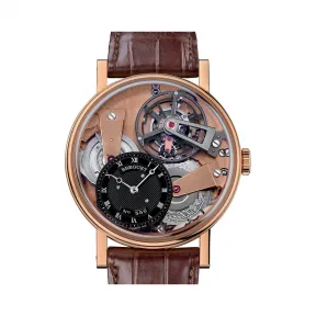宝玑/Breguet 传世系列 18k玫瑰金 手动机械机芯 男表 7047BR-R9-9ZU