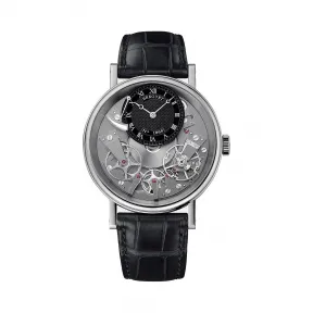 宝玑/Breguet 传世系列 18k白金 手动机械机芯 男表 7057BB-G9-9W6