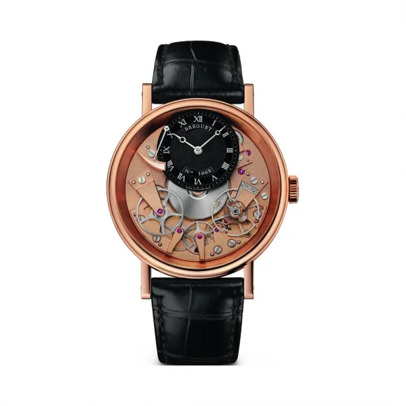 宝玑/Breguet 传世系列 18k玫瑰金 手动机械机芯 男表 7057BR-R9-9W6