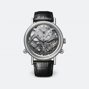 宝玑/Breguet 传世系列 18k白金自动机械机芯 男表 7077BB-G1-9XV