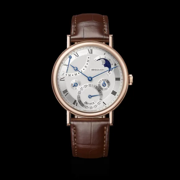 宝玑/Breguet classique 经典系列 39 MM 18K白色金 自动机械机芯 男表 7327BB-11-9VU