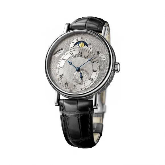 宝玑/Breguet 经典 Classique 系列 18k白金 自动机械机芯 男表 7337BB-1E-9V6