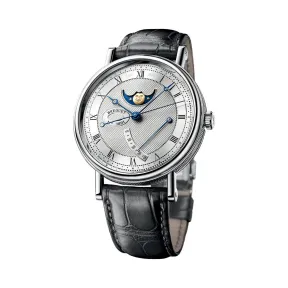 宝玑/Breguet 经典 Classique 系列 18k白金 自动机械机芯 男表 7787BB-12-9V6