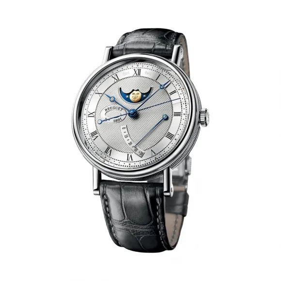 宝玑/Breguet 经典 Classique 系列 18k白金 自动机械机芯 男表 7787BB-12-9V6