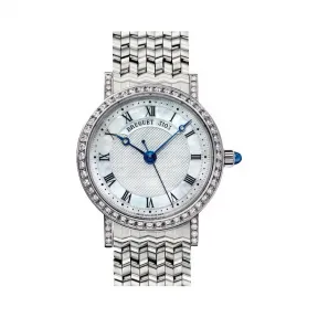 宝玑/Breguet 经典 Classique 系列 18k白金镶钻 自动机械机芯 女表 8068BB-52-BC0-DD00