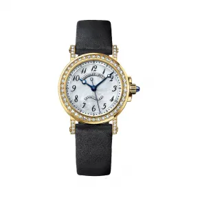 宝玑/Breguet 航海 Marine 系列 18k黄金镶钻 自动机械机芯 女表 8818BA-59-864-DD0D