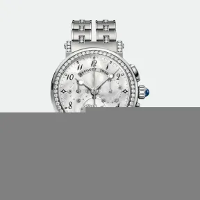 宝玑/Breguet 航海 Marine 系列 18k白金镶钻 自动机械机芯 女表 8828BB-5D-BM1-DDD0