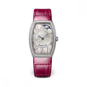 宝玑/Breguet 传承 Heritage 系列 18k白金镶钻 自动机械机芯 女表 8861BB-15-986-D000