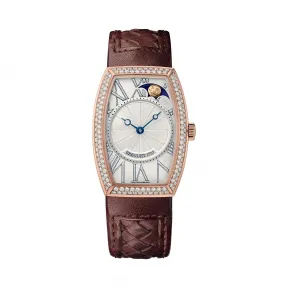 宝玑/Breguet 传承 Heritage 系列 18k玫瑰金镶钻 自动机械机芯 女表 8861BR-11-386-D000