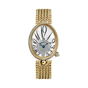 宝玑/Breguet 那不勒斯皇后 Reine De Naples 系列 18k黄金镶钻 自动机械机芯 女表 8918BA-58-J20-D000