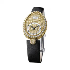 宝玑/Breguet 那不勒斯皇后 Reine De Naples 系列 18k黄金镶钻 自动机械机芯 女表 8928BA-8D-844-DD0D