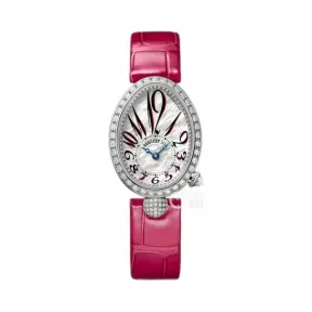 宝玑/Breguet 那不勒斯王后系列 18k白金镶钻 33 x 24.95毫米 自动机械机芯 女表 8928BB-5P-944-DD0D-D00D3L