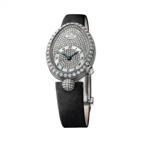 宝玑/Breguet 那不勒斯皇后 Reine De Naples 系列 18k白金镶钻 自动机械机芯 女表 8928BB-8D-844-DD0D