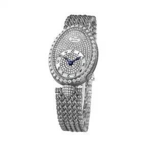 宝玑/Breguet 那不勒斯皇后 Reine De Naples 系列 18k白金镶钻 自动机械机芯 女表 8928BB-8D-J20-DD00