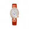 宝玑/Breguet Reine de Naples 8938 36.5 X 28.45MM 18k玫瑰金镶钻 自动机械机芯 女表 8938BR-8D-964-DD0D
