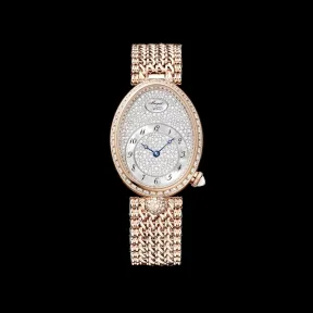 宝玑/Breguet reine-de-naples-那不勒斯王后系列 28.5 MM 18K玫瑰金 自动机械机芯 女表 8938BR-8D-J20-D0
