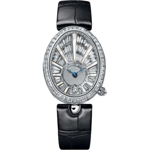 宝玑/Breguet 那不勒斯皇后 Reine De Naples 系列 18k白金镶钻 自动机械机芯 女表 8939BB-6D-964-DD0D
