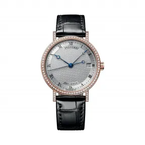 宝玑/Breguet 经典系列 18K玫瑰金镶钻 自动机械机芯 女表 9068BR-12-976-DD00
